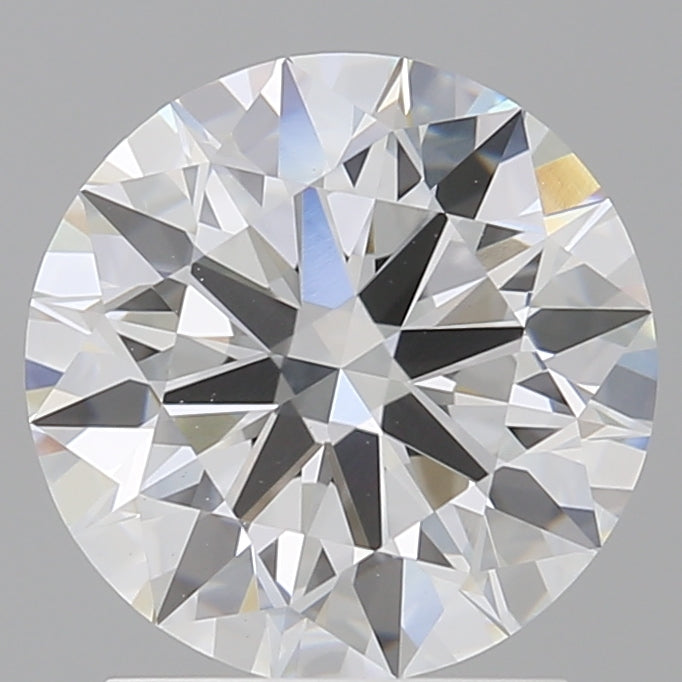 2.03 Carat Round Shaped, Ideal Cut, E Color, VVS2 Clarity, IGI Certified Lab Grown Diamond