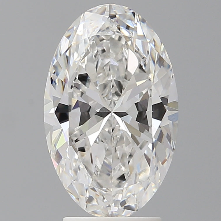 3.52 Carat Oval Shaped, Ideal Cut, E Color, VS1 Clarity, IGI Certified Lab Grown Diamond
