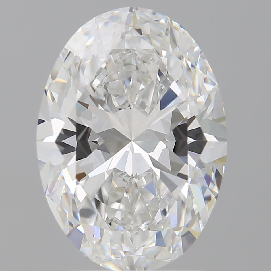 2.60 Carat Oval Shaped, Ideal Cut, D Color, VVS2 Clarity, IGI Certified Lab Grown Diamond