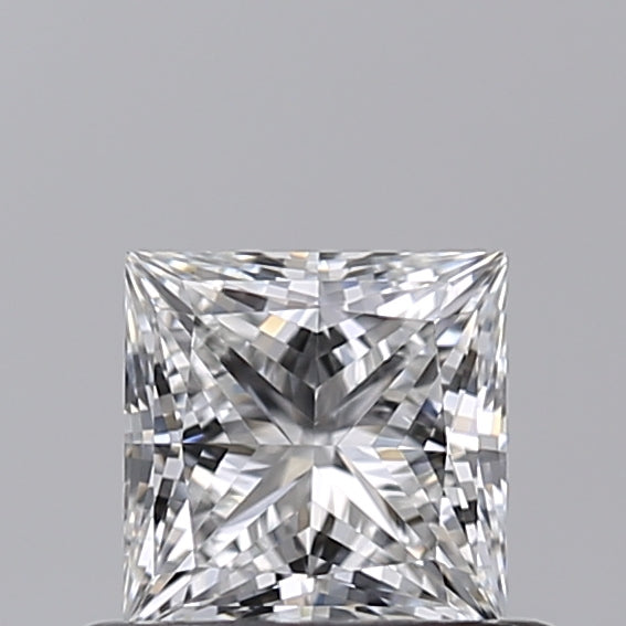 0.52 Carat Princess Shaped, Ideal Cut, E Color, IF Clarity, IGI Certified Lab Grown Diamond