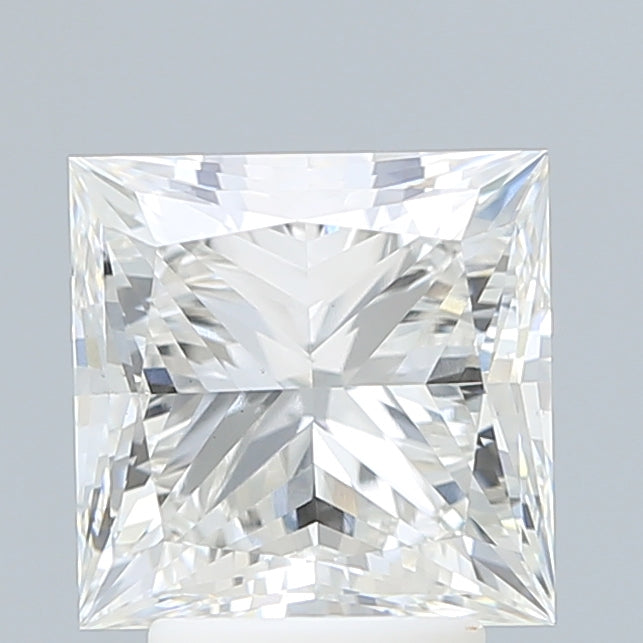 4.06 Carat Princess Shaped, Ideal Cut, G Color, VS1 Clarity, IGI Certified Lab Grown Diamond