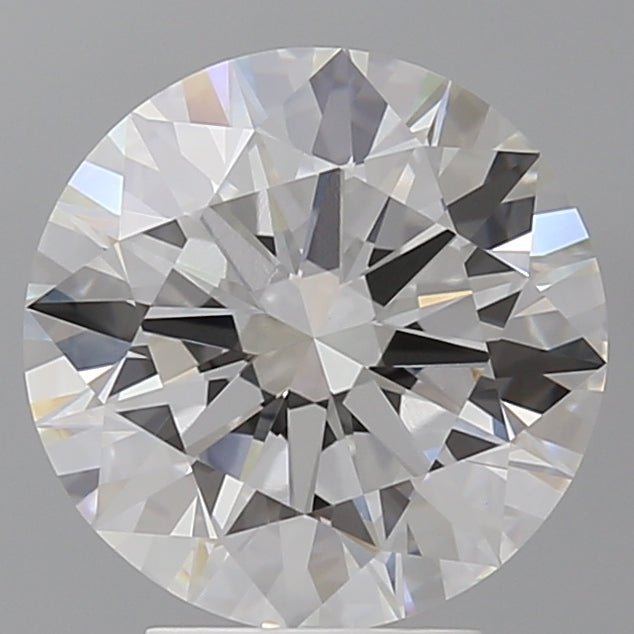4.04 Carat Round Shaped, Ideal Cut, E Color, VVS2 Clarity, IGI Certified Lab Grown Diamond