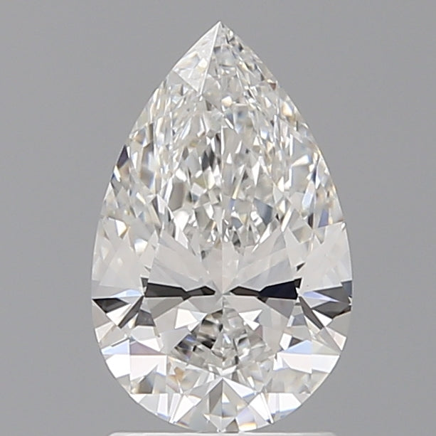 1.54 Carat Pear Shaped, Ideal Cut, E Color, VVS2 Clarity, IGI Certified Lab Grown Diamond