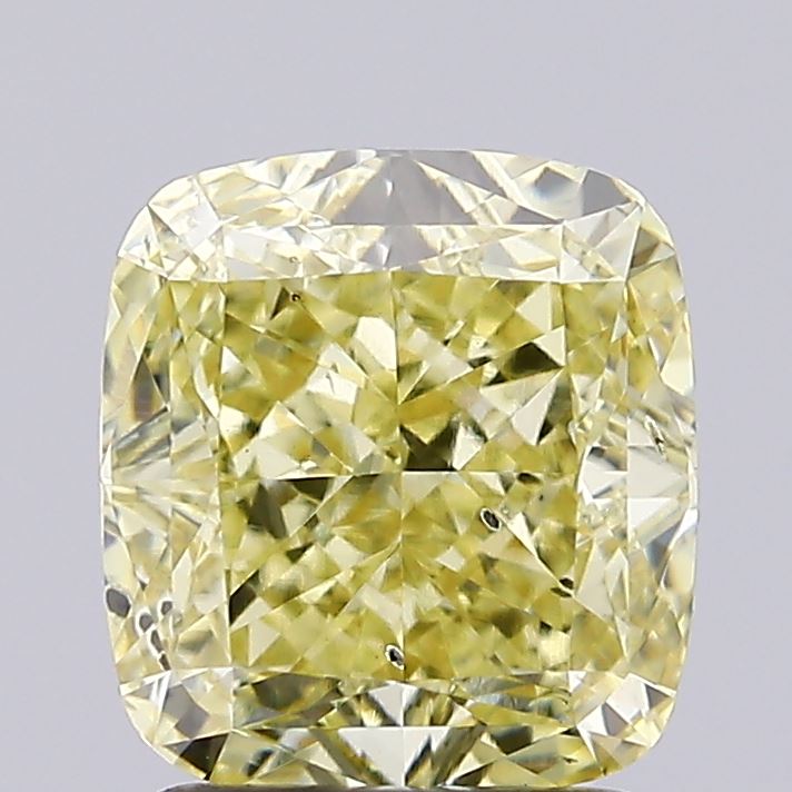 2.06 Carat Cushion Shaped, Ideal Cut, SI1 Clarity, IGI Certified Lab Grown Diamond