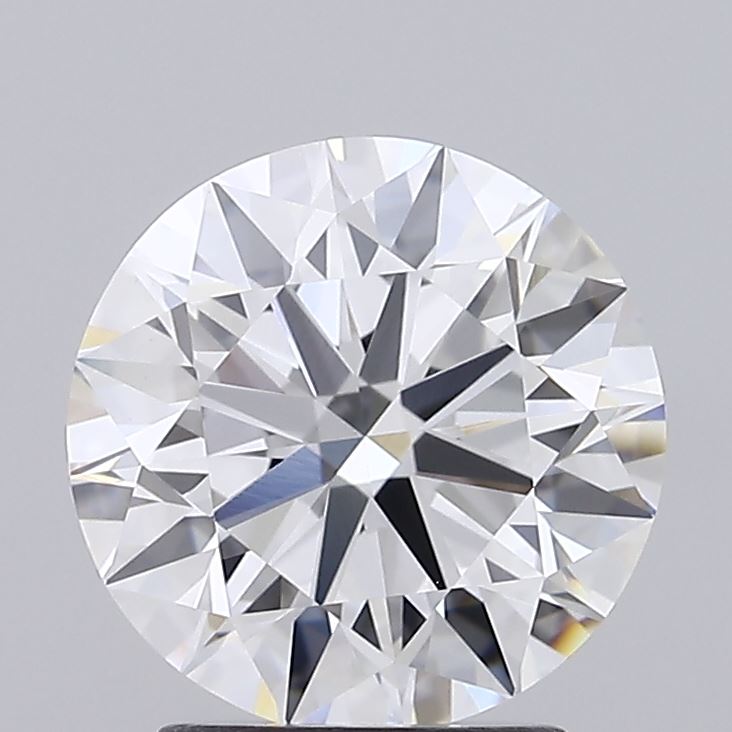 2.43 Carat Round Shaped, Ideal Cut, E Color, VVS2 Clarity, IGI Certified Lab Grown Diamond