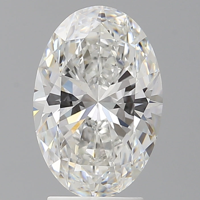 3.08 Carat Oval Shaped, Ideal Cut, F Color, VVS2 Clarity, IGI Certified Lab Grown Diamond