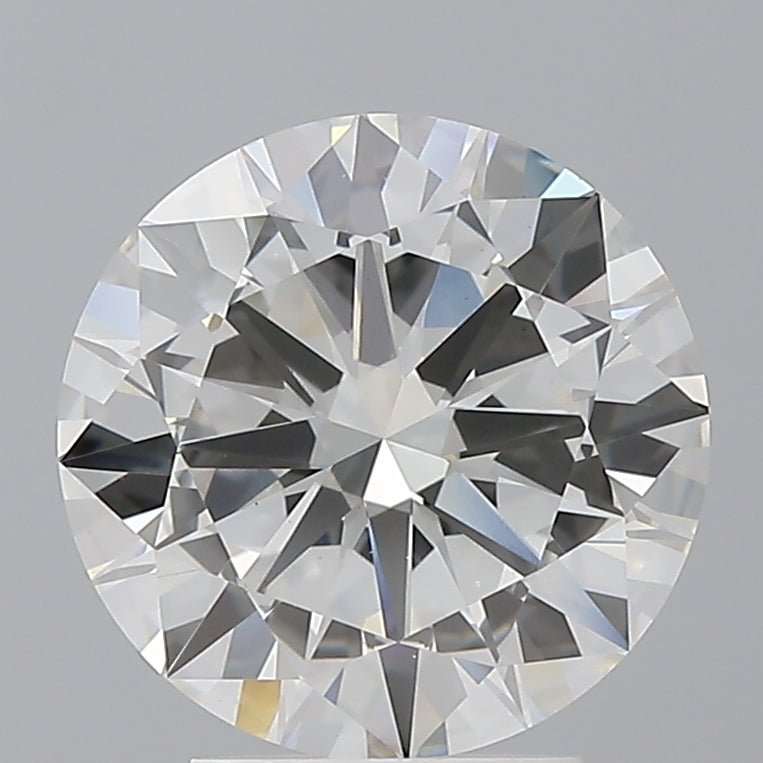 3.53 Carat Round Shaped, Excellent Cut, F Color, VS1 Clarity, IGI Certified Lab Grown Diamond