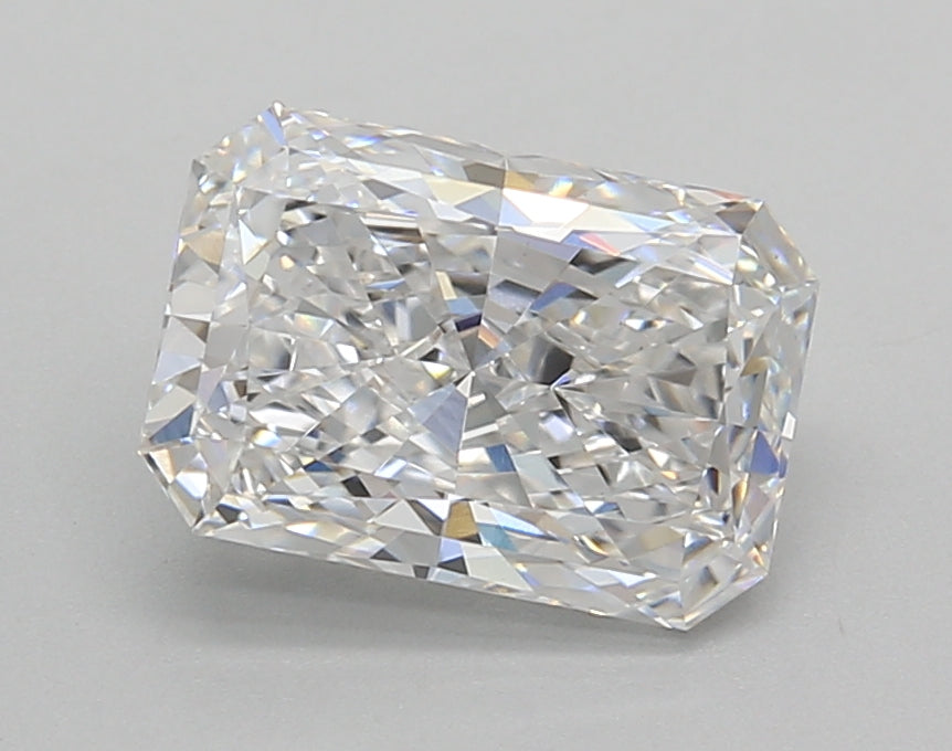 2.02 Carat Radiant Shaped, Excellent Cut, E Color, VVS2 Clarity, IGI Certified Lab Grown Diamond