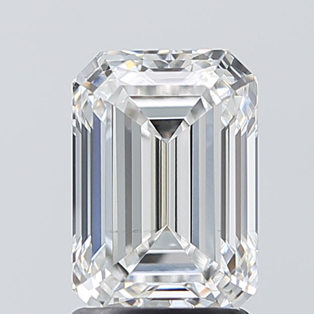 2.09 Carat Emerald Shaped, Ideal Cut, E Color, VS1 Clarity, IGI Certified Lab Grown Diamond