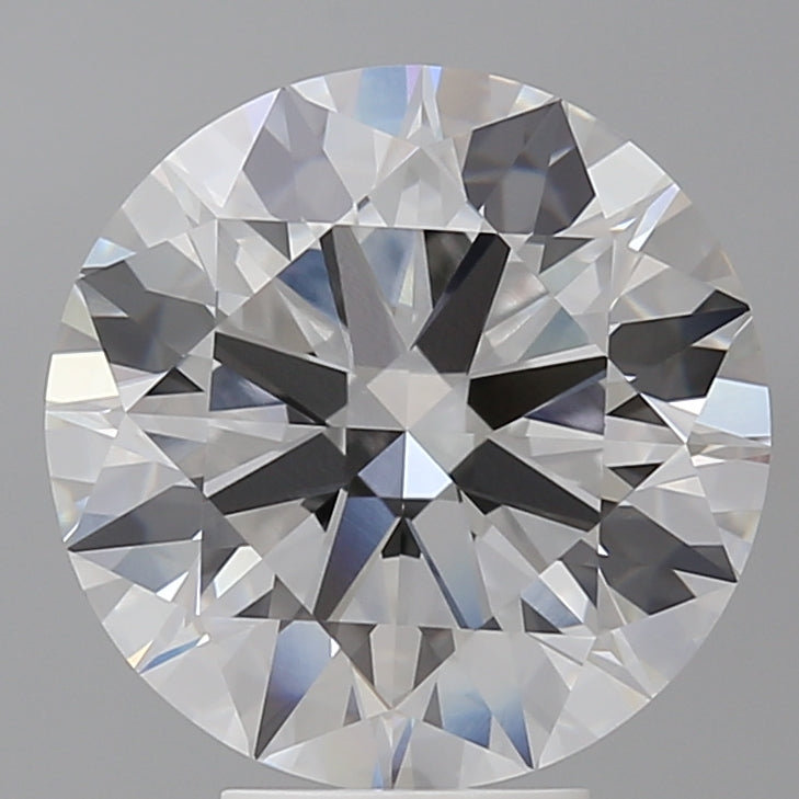6.05 Carat Round Shaped, Ideal Cut, E Color, VVS2 Clarity, IGI Certified Lab Grown Diamond