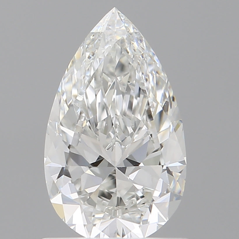 1.07 Carat Pear Shaped, Very Good Cut, E Color, VVS2 Clarity, IGI Certified Lab Grown Diamond