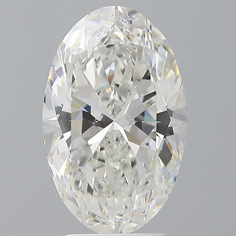 4.04 Carat Oval Shaped, Ideal Cut, F Color, VVS2 Clarity, IGI Certified Lab Grown Diamond