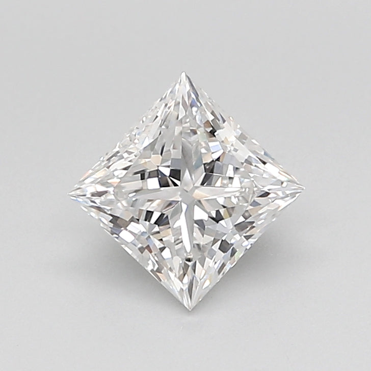 1.04 Carat Princess Shaped, Ideal Cut, E Color, VS1 Clarity, IGI Certified Lab Grown Diamond