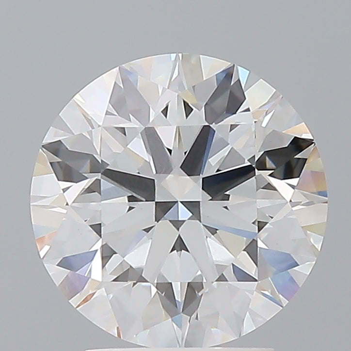 3.10 Carat Round Shaped, Ideal Cut, E Color, VVS2 Clarity, IGI Certified Lab Grown Diamond