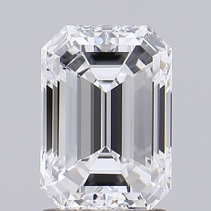 1.42 Carat Emerald Shaped, Excellent Cut, D Color, IF Clarity, IGI Certified Lab Grown Diamond