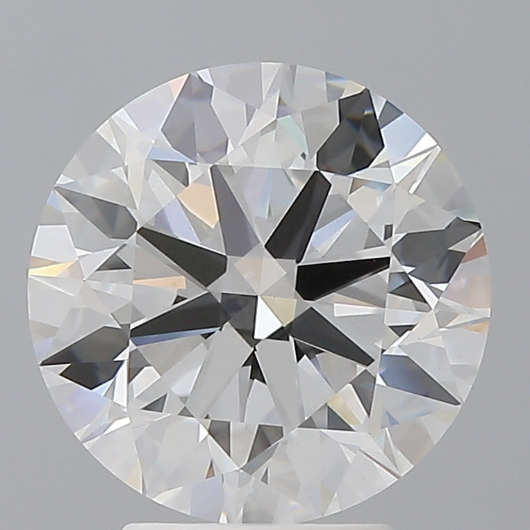 4.02 Carat Round Shaped, Ideal Cut, F Color, VVS2 Clarity, IGI Certified Lab Grown Diamond