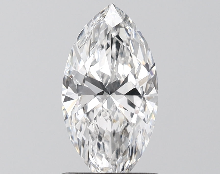 1.12 Carat Marquise Shaped, Excellent Cut, E Color, VVS2 Clarity, IGI Certified Lab Grown Diamond
