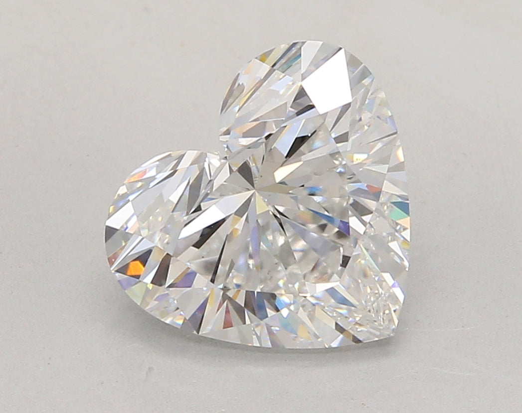 4.06 Carat Heart Shaped, Ideal Cut, D Color, VS1 Clarity, IGI Certified Lab Grown Diamond