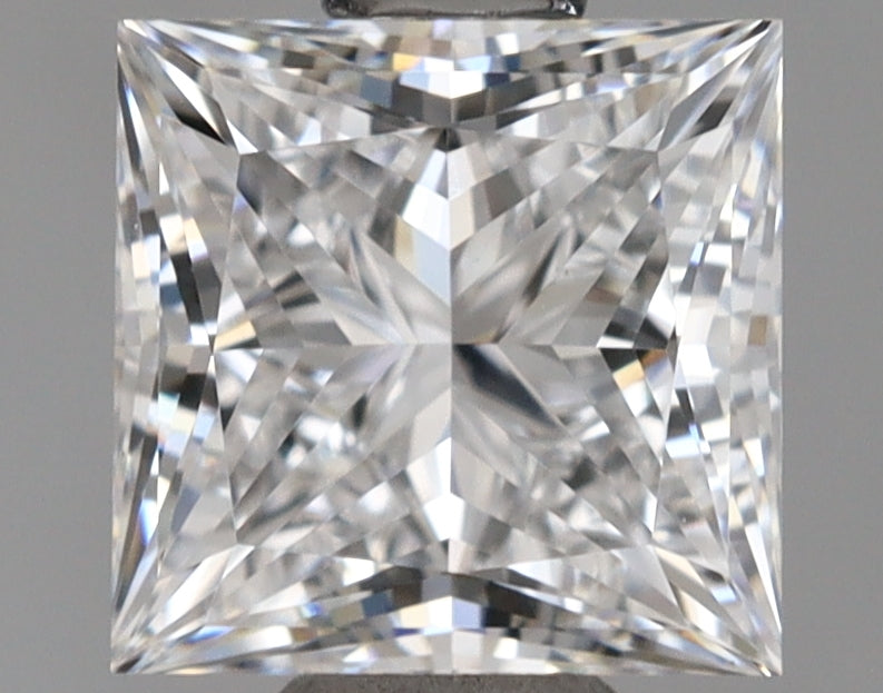 1.05 Carat Princess Shaped, Ideal Cut, D Color, VVS1 Clarity, IGI Certified Lab Grown Diamond