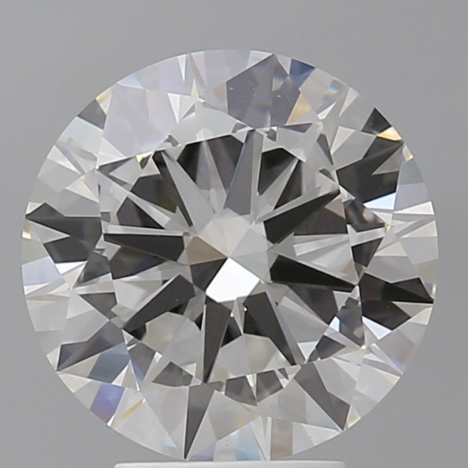 4.50 Carat Round Shaped, Excellent Cut, F Color, VVS2 Clarity, IGI Certified Lab Grown Diamond