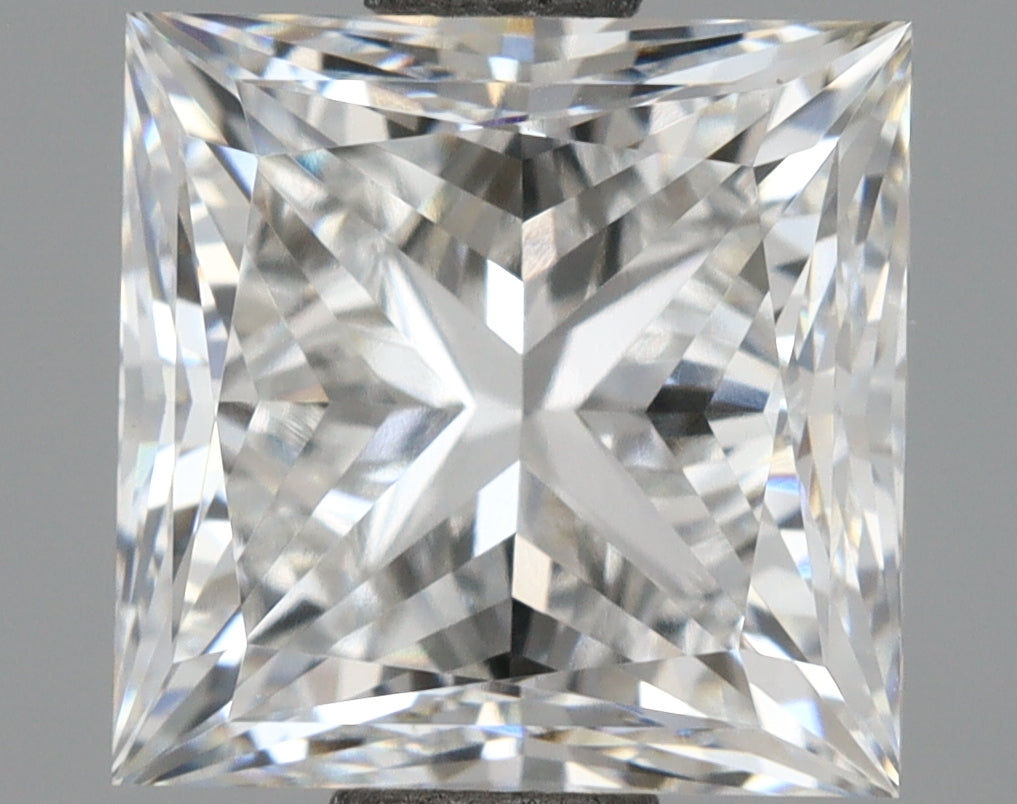 2.66 Carat Princess Shaped, Ideal Cut, F Color, VVS2 Clarity, IGI Certified Lab Grown Diamond
