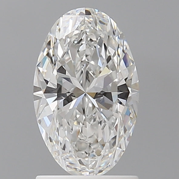 1.52 Carat Oval Shaped, Ideal Cut, E Color, VVS2 Clarity, IGI Certified Lab Grown Diamond