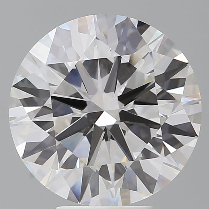 6.10 Carat Round Shaped, Ideal Cut, E Color, VVS2 Clarity, IGI Certified Lab Grown Diamond