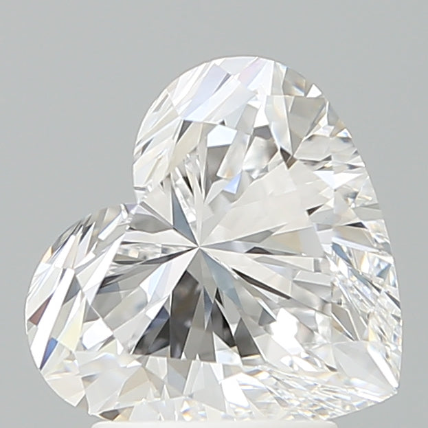 2.74 Carat Heart Shaped, Excellent Cut, D Color, VVS2 Clarity, IGI Certified Lab Grown Diamond
