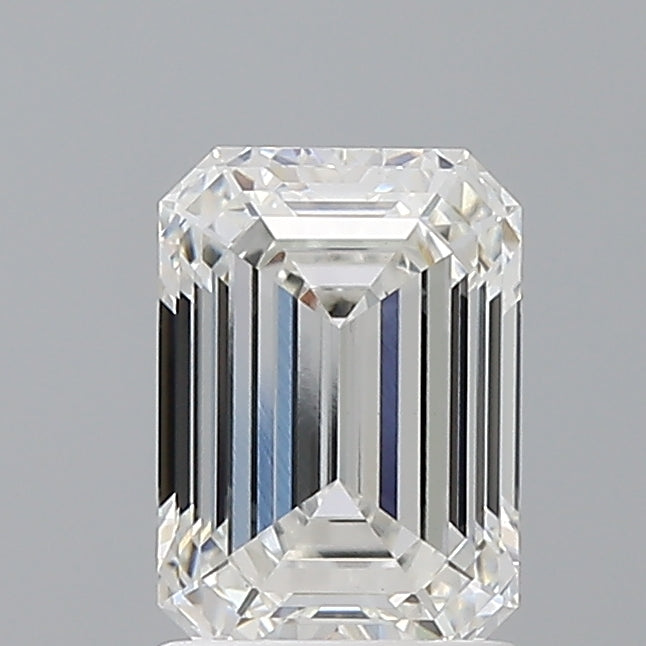 1.53 Carat Emerald Shaped, Ideal Cut, E Color, VVS2 Clarity, IGI Certified Lab Grown Diamond