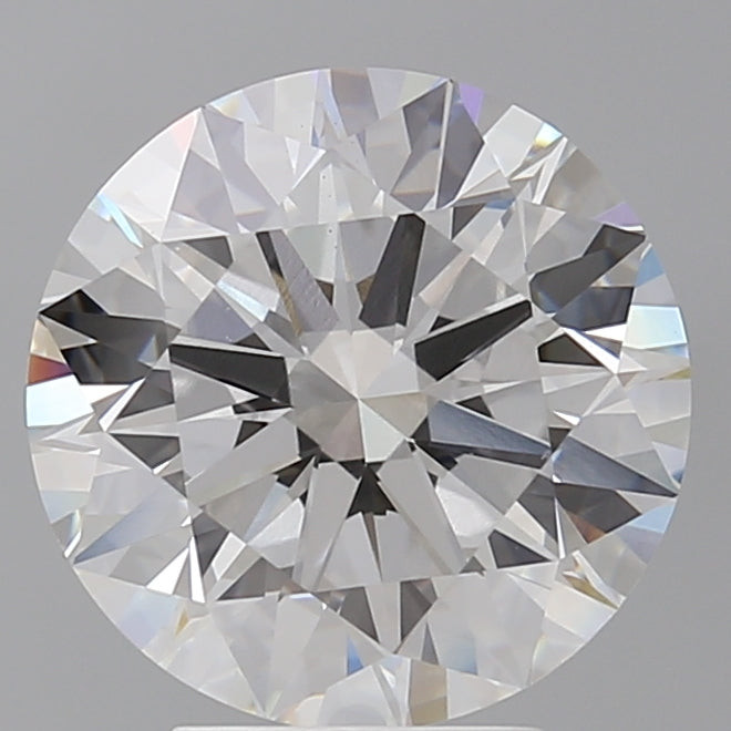 4.51 Carat Round Shaped, Ideal Cut, F Color, VS1 Clarity, IGI Certified Lab Grown Diamond