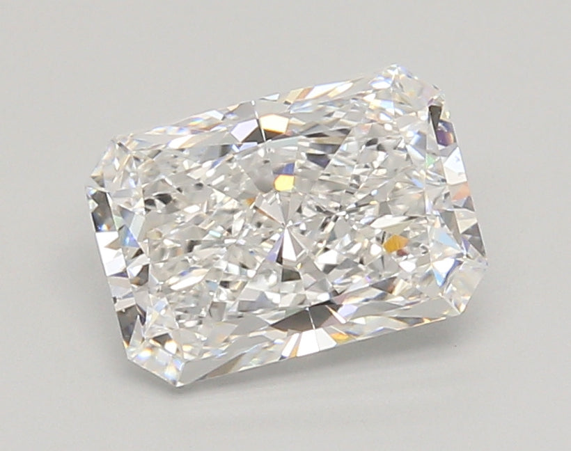 2.02 Carat Radiant Shaped, Ideal Cut, E Color, VVS1 Clarity, IGI Certified Lab Grown Diamond