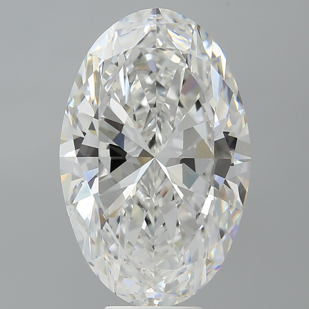 9.58 Carat Oval Shaped, Ideal Cut, E Color, VVS2 Clarity, IGI Certified Lab Grown Diamond