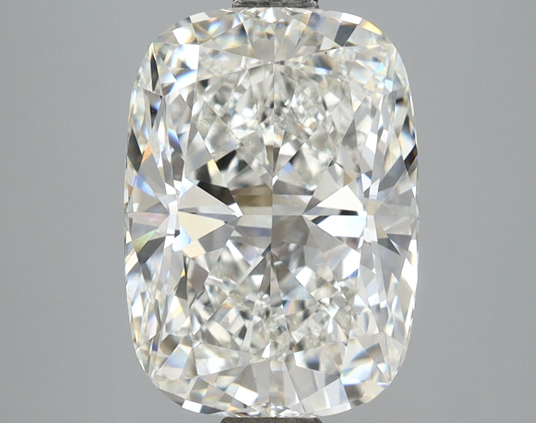 3.96 Carat Cushion Shaped, Ideal Cut, F Color, VVS2 Clarity, IGI Certified Lab Grown Diamond