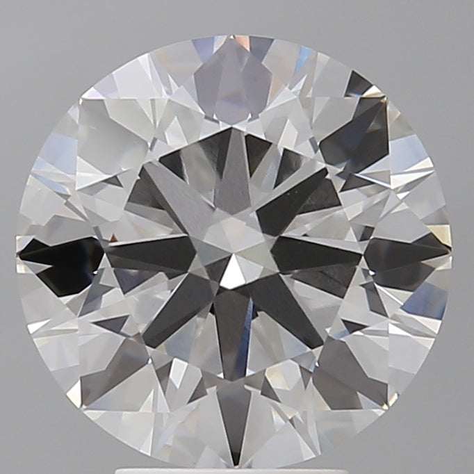 5.03 Carat Round Shaped, Ideal Cut, F Color, VVS2 Clarity, IGI Certified Lab Grown Diamond