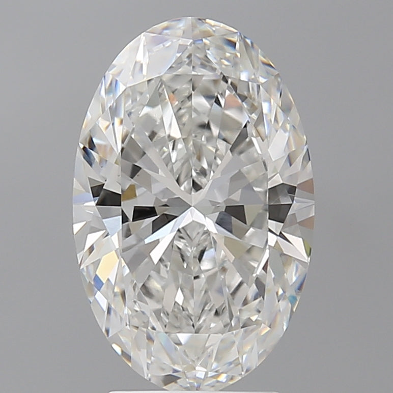 3.60 Carat Oval Shaped, Ideal Cut, E Color, VVS2 Clarity, IGI Certified Lab Grown Diamond