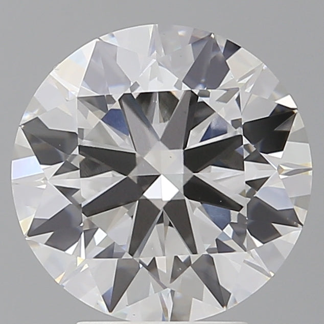 4.03 Carat Round Shaped, Ideal Cut, E Color, VVS2 Clarity, IGI Certified Lab Grown Diamond
