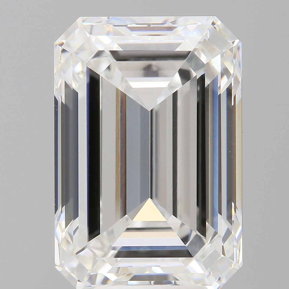 8.54 Carat Emerald Shaped, Ideal Cut, F Color, VVS2 Clarity, IGI Certified Lab Grown Diamond