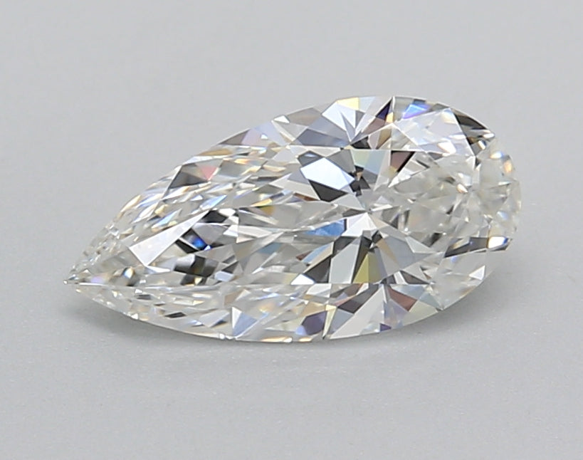 1.02 Carat Pear Shaped, Ideal Cut, F Color, VVS2 Clarity, IGI Certified Lab Grown Diamond
