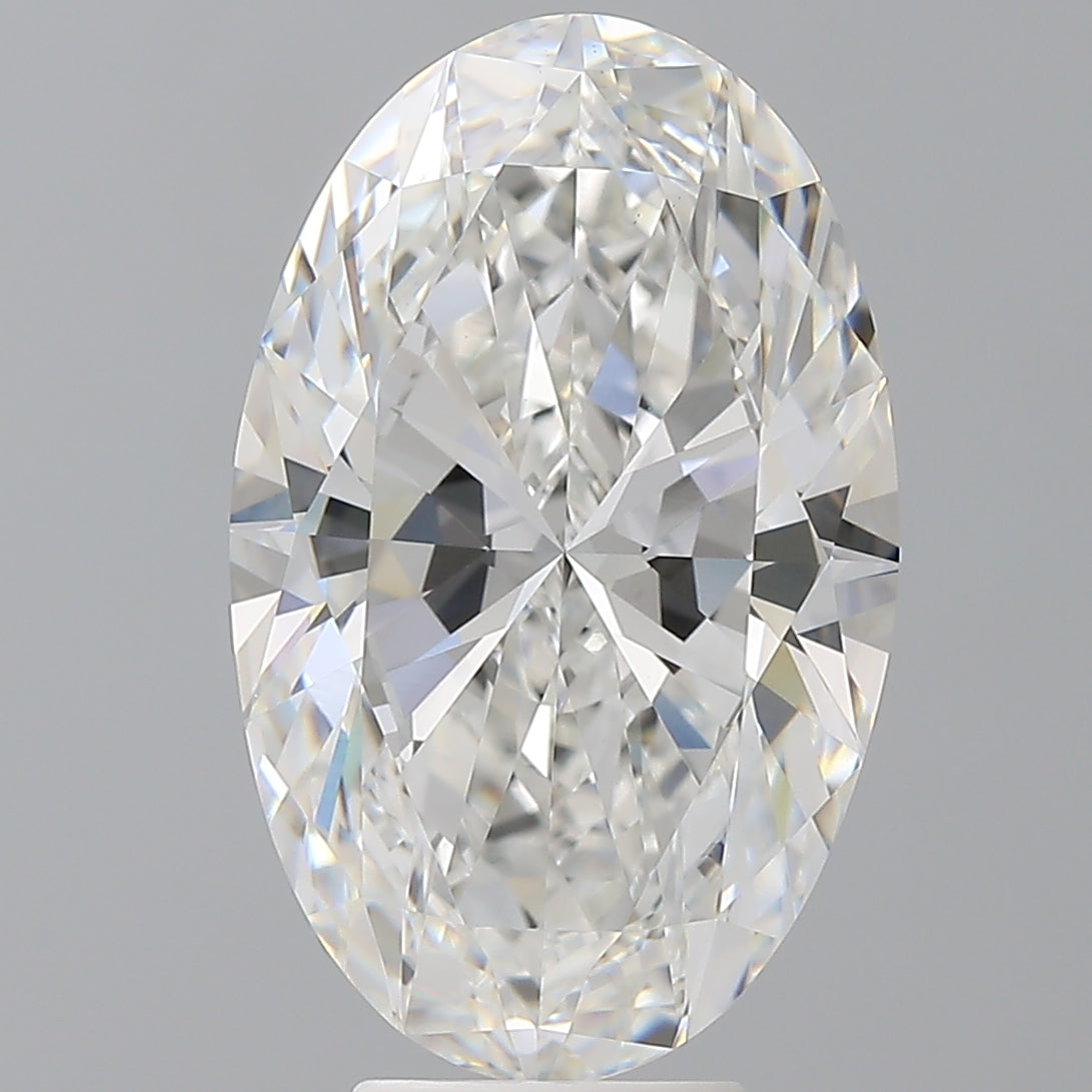 6.55 Carat Oval Shaped, Ideal Cut, E Color, VVS2 Clarity, IGI Certified Lab Grown Diamond