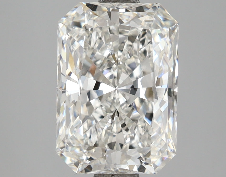 2.58 Carat Radiant Shaped, Ideal Cut, F Color, VS1 Clarity, IGI Certified Lab Grown Diamond