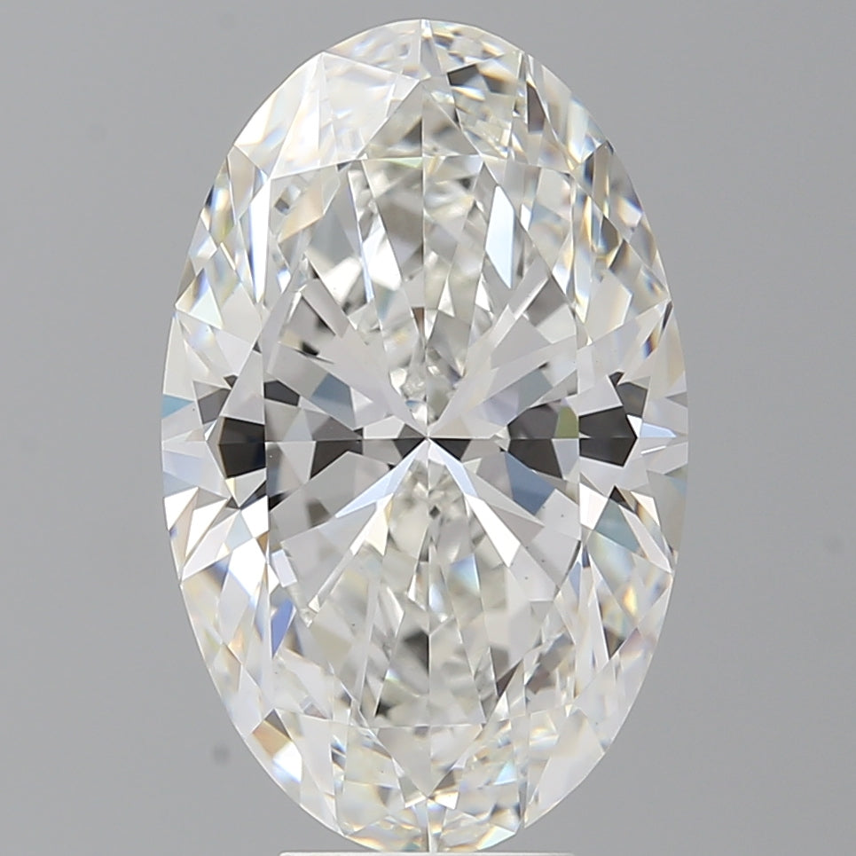 7.07 Carat Oval Shaped, Ideal Cut, F Color, VVS2 Clarity, IGI Certified Lab Grown Diamond