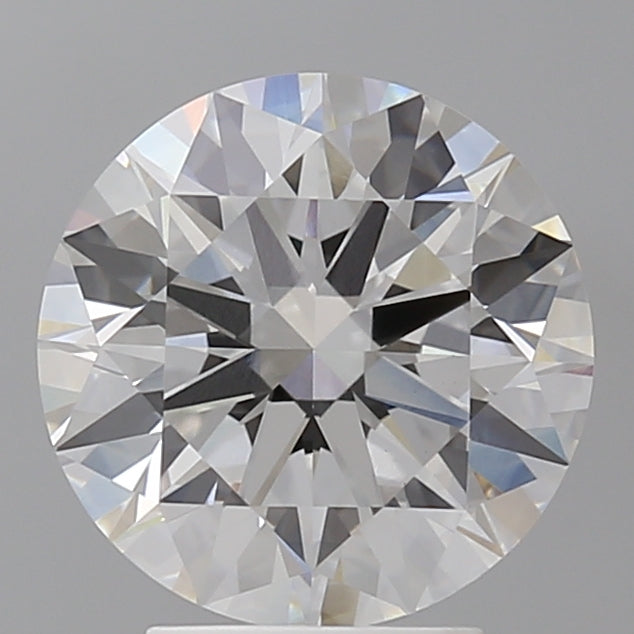3.55 Carat Round Shaped, Ideal Cut, F Color, VVS2 Clarity, IGI Certified Lab Grown Diamond