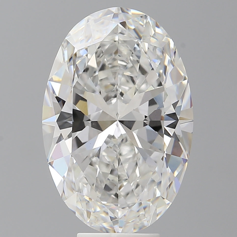 7.52 Carat Oval Shaped, Ideal Cut, F Color, VVS2 Clarity, IGI Certified Lab Grown Diamond