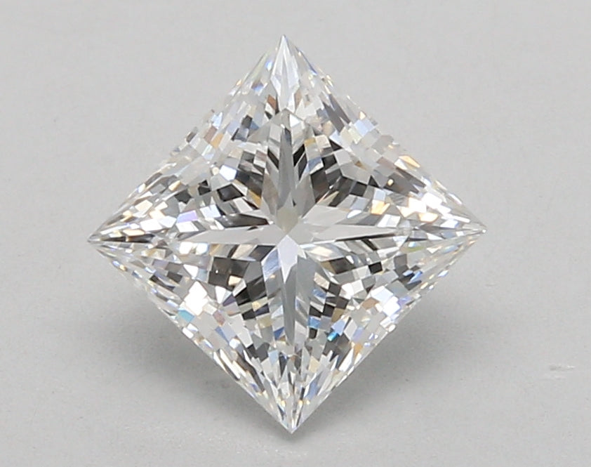 2.00 Carat Princess Shaped, Ideal Cut, E Color, VVS1 Clarity, IGI Certified Lab Grown Diamond