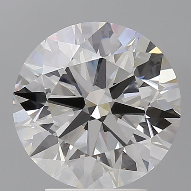 3.52 Carat Round Shaped, Ideal Cut, F Color, VVS2 Clarity, IGI Certified Lab Grown Diamond