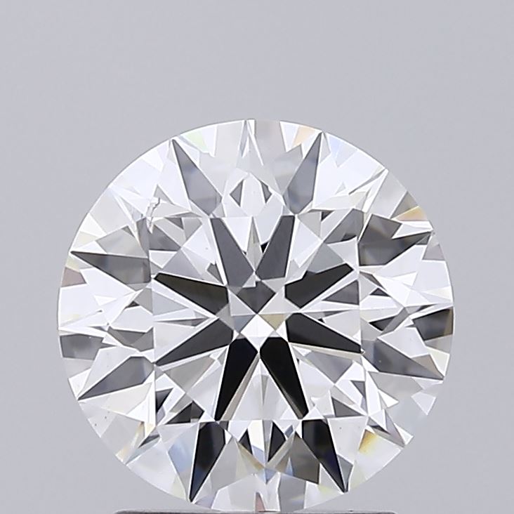 2.06 Carat Round Shaped, Ideal Cut, E Color, VS1 Clarity, IGI Certified Lab Grown Diamond