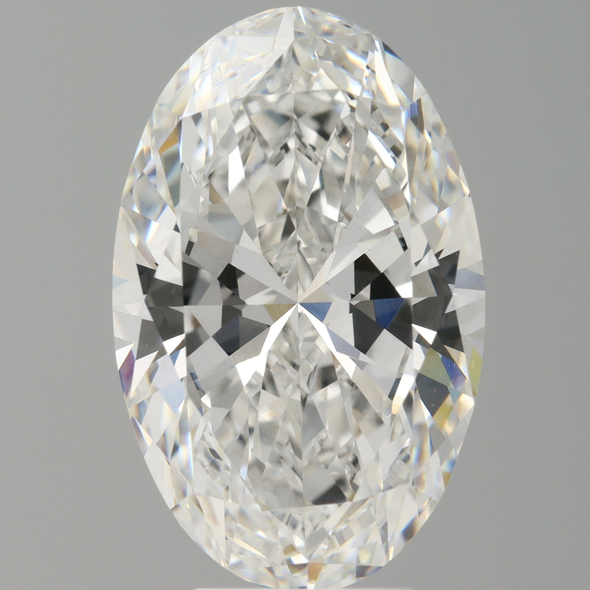 6.10 Carat Oval Shaped, Ideal Cut, E Color, VVS2 Clarity, IGI Certified Lab Grown Diamond