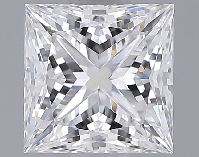 1.32 Carat Princess Shaped, Ideal Cut, D Color, VVS1 Clarity, IGI Certified Lab Grown Diamond