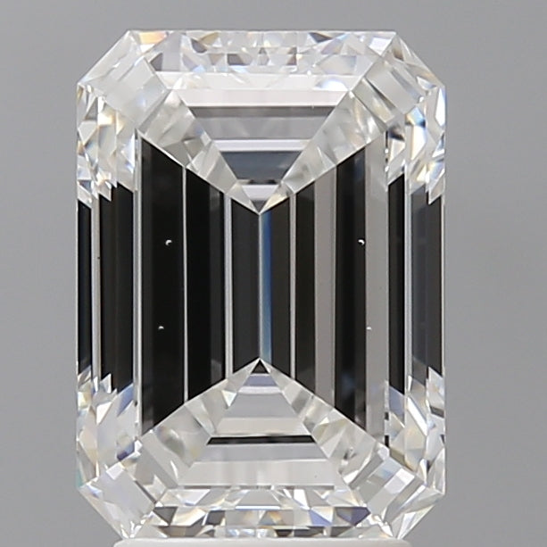3.50 Carat Emerald Shaped, Excellent Cut, E Color, VS2 Clarity, IGI Certified Lab Grown Diamond
