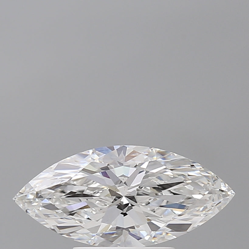 1.58 Carat Marquise Shaped, Ideal Cut, E Color, VS1 Clarity, IGI Certified Lab Grown Diamond